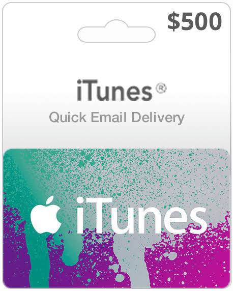 $500 Usa Itunes Gift Card (Email Delivery) | Card Delivery